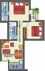 Simoco Sinjini (2BHK+2T (734 sq ft) 734 sq ft) Simoco Sinjini (2BHK+2T (734 sq ft) 734 sq ft)