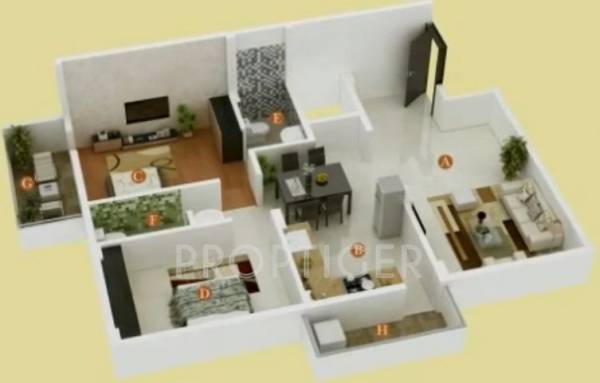 MRR Sree Sai Comforts (2BHK+2T (1,110 sq ft) 1110 sq ft)