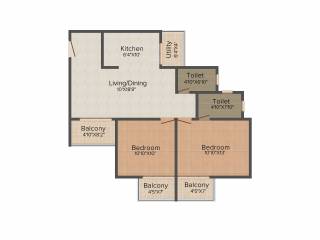 Prospect Princeton (2BHK+2T (1,077 sq ft) 1077 sq ft) Prospect Princeton (2BHK+2T (1,077 sq ft) 1077 sq ft)