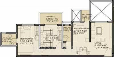 Darode Shriniwas Zelam (2BHK+2T (981 sq ft) 981 sq ft) Darode Shriniwas Zelam (2BHK+2T (981 sq ft) 981 sq ft)