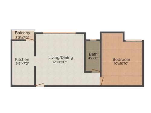 Rahul Shri Krupa (1BHK+1T (574 sq ft) 574 sq ft)