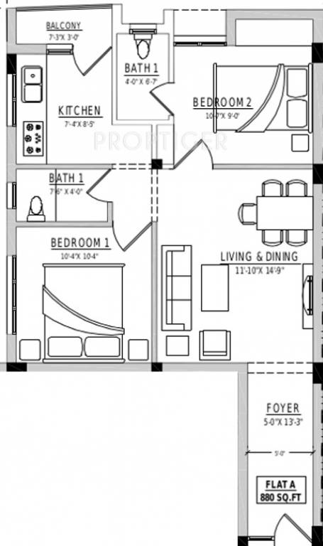 Rahul Agasthiya (2BHK+2T (880 sq ft) 880 sq ft) Rahul Agasthiya (2BHK+2T (880 sq ft) 880 sq ft)