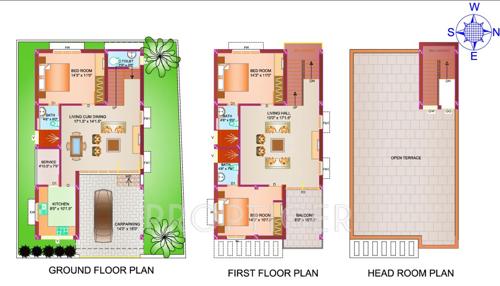 Subiksha Mirra (3BHK+4T (2,250 sq ft) 2250 sq ft)