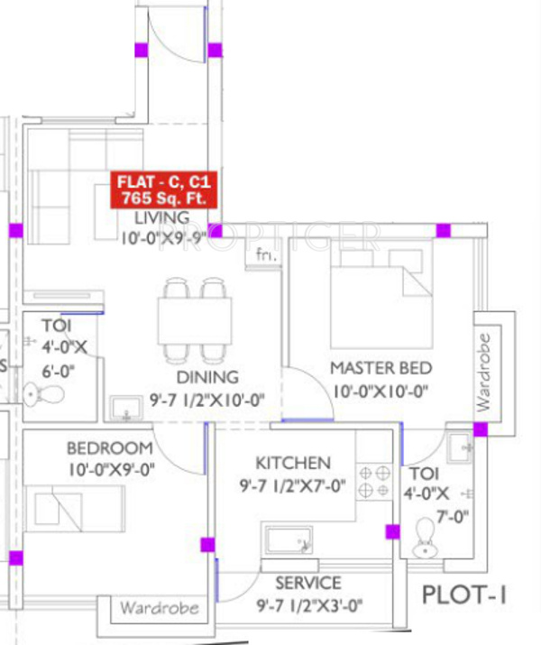 Rahul Vaidheeswarar (2BHK+2T (765 sq ft) 765 sq ft)