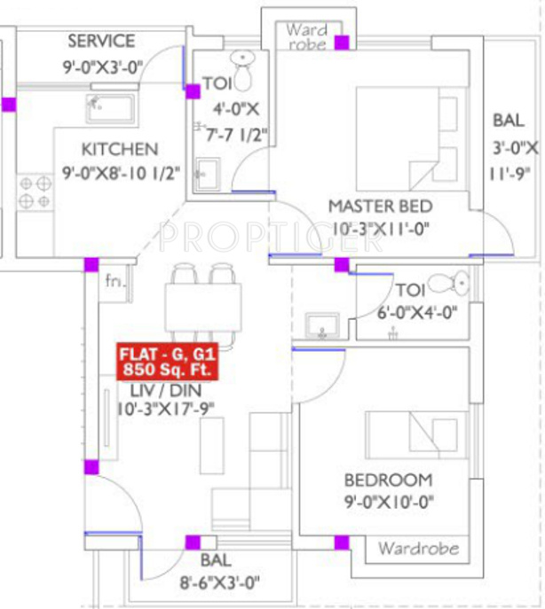 Rahul Vaidheeswarar (2BHK+2T (850 sq ft) 850 sq ft)