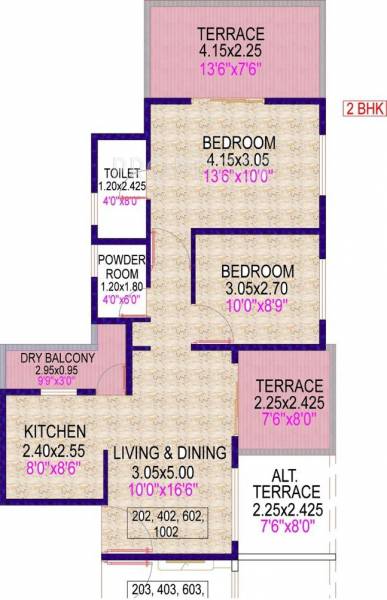 Arun Blu (2BHK+1T (1,037 sq ft) 1037 sq ft) Arun Blu (2BHK+1T (1,037 sq ft) 1037 sq ft)