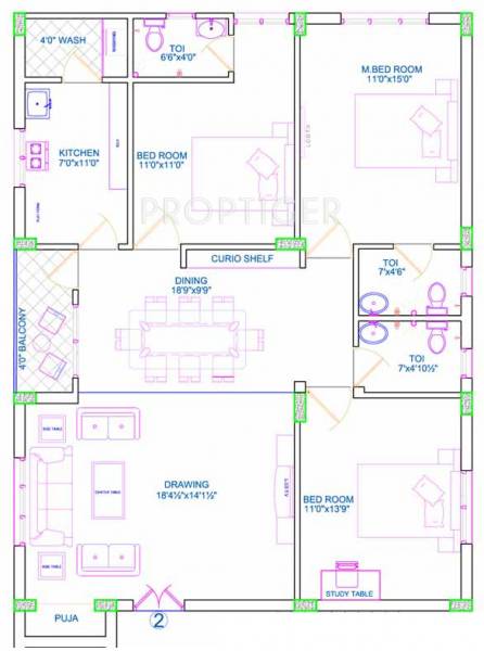 Sirisampada Samvruddi (3BHK+3T (1,625 sq ft)   Pooja Room 1625 sq ft)