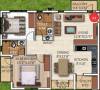 ARV Temple Tree (2BHK+2T (1,211 sq ft) 1211 sq ft)