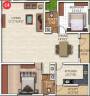 ARV Temple Tree (2BHK+2T (1,668 sq ft) 1668 sq ft) ARV Temple Tree (2BHK+2T (1,668 sq ft) 1668 sq ft)