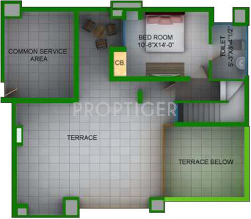 Sushma Urban Views (3BHK+3T (2,790 sq ft) 2790 sq ft)