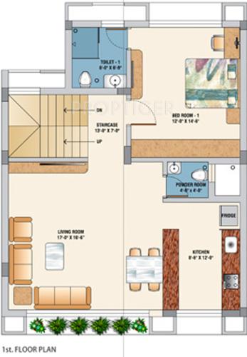Baria Yashwant Row House (3BHK+3T (2,350 sq ft) 2350 sq ft)