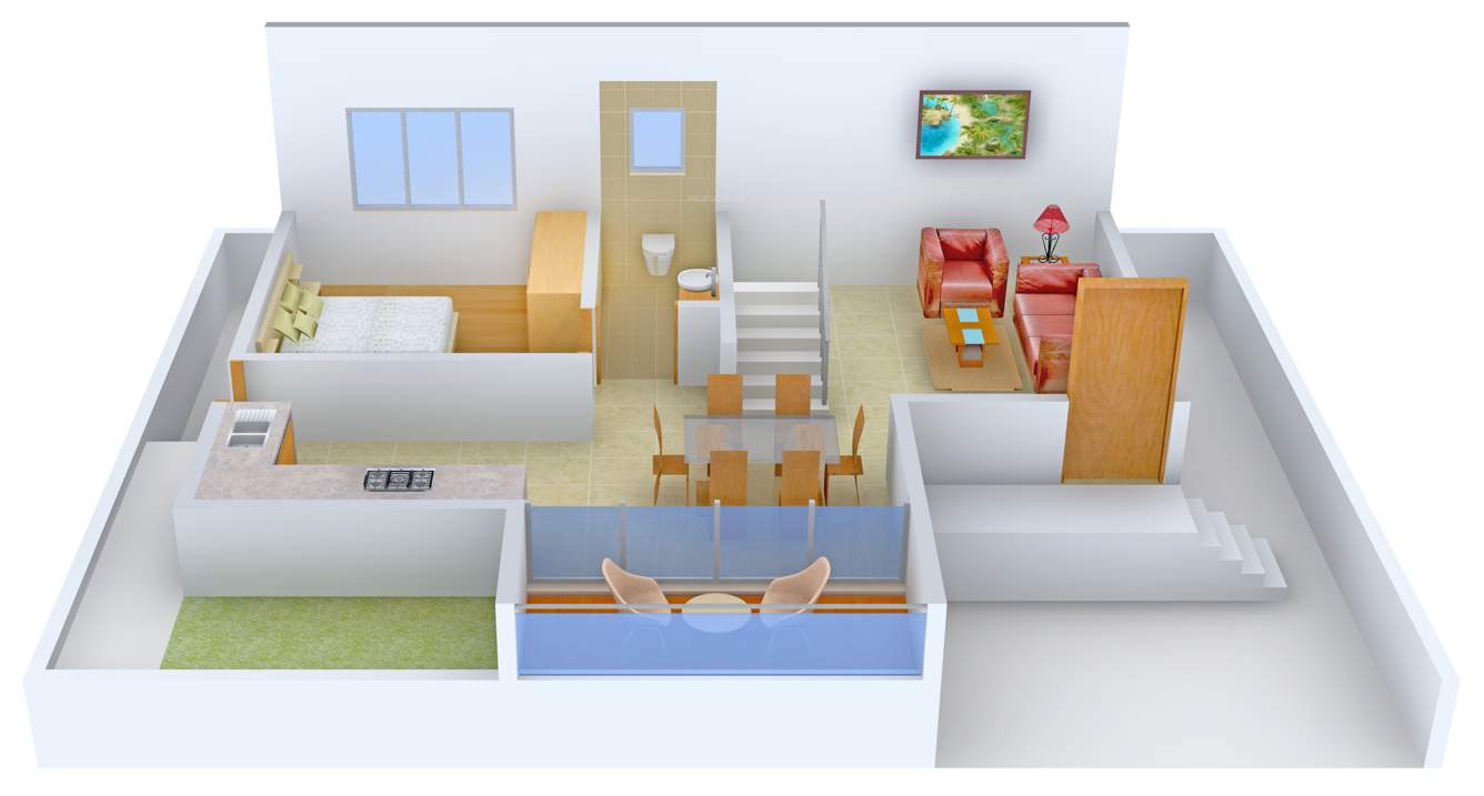 Sri Ayodhya (3BHK+3T (1,600 sq ft)   Study Room 1600 sq ft)