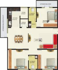 PNR Shreeniketana (3BHK+2T (1,479 sq ft) Pooja Room 1479 sq ft) PNR Shreeniketana (3BHK+2T (1,479 sq ft) Pooja Room 1479 sq ft)