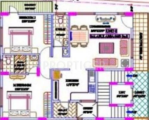 Shri Paradise (2BHK+2T (1,115 sq ft) 1115 sq ft)