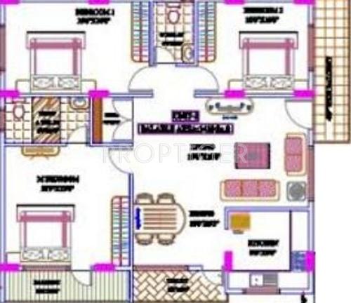 Shri Paradise (3BHK+3T (1,481 sq ft) 1481 sq ft)