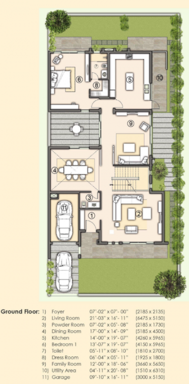fiveriver Floor Plan Ground Floor Plan