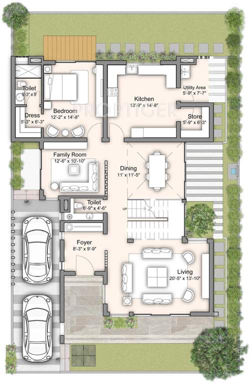 Ireo Fiveriver (4BHK+5T (5,776 sq ft) Servant Room 5776 sq ft)