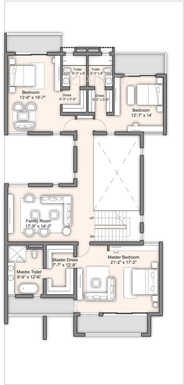 Ireo Fiveriver (4BHK+5T (4,172 sq ft) Servant Room 4172 sq ft)