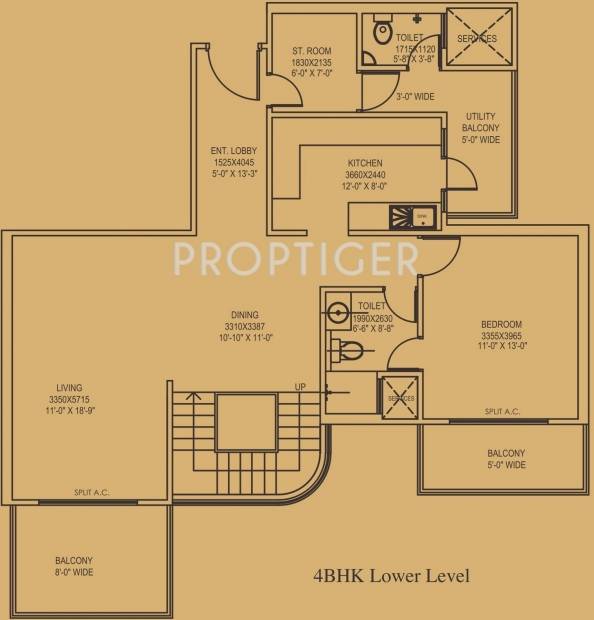 Mahagun Mantra Villament (4BHK+5T (2,950 sq ft)   Servant Room 2950 sq ft)