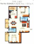 Sumadhura Paramount Serene (2BHK+2T (1,100 sq ft) 1100 sq ft) Sumadhura Paramount Serene (2BHK+2T (1,100 sq ft) 1100 sq ft)