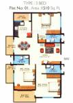 Sumadhura Paramount Serene (3BHK+3T (1,510 sq ft) 1510 sq ft) Sumadhura Paramount Serene (3BHK+3T (1,510 sq ft) 1510 sq ft)