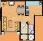 Aakruti Aangan (1BHK+1T (377 sq ft) 377 sq ft)