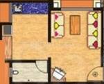 Aakruti Aangan (1BHK+1T (432 sq ft) 432 sq ft)