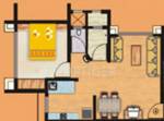 Aakruti Aangan (1BHK+1T (615 sq ft) 615 sq ft)