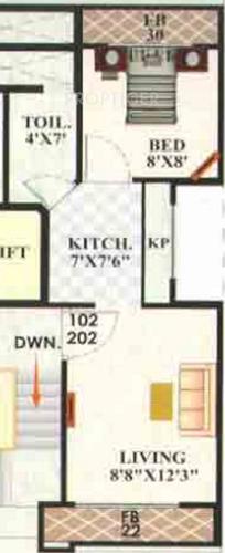 Aman Niwas (1BHK+1T (525 sq ft) 525 sq ft)