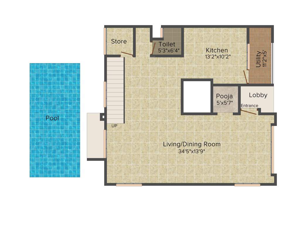 Godrej 17 (4BHK+5T (4,994 sq ft) + Servant Room 4994 sq ft)