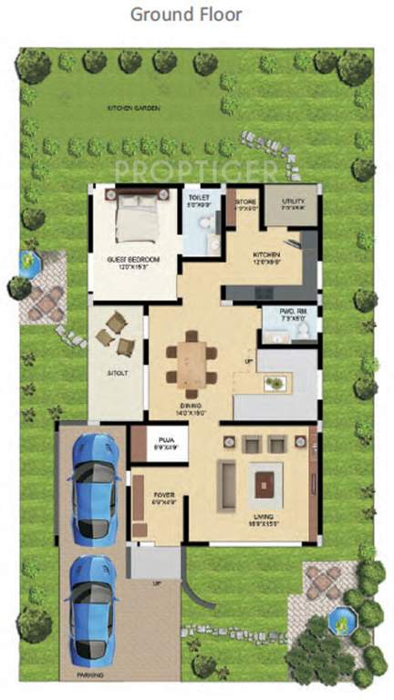 Elysium Villa Park (4BHK+4T (2,625 sq ft) 2625 sq ft)