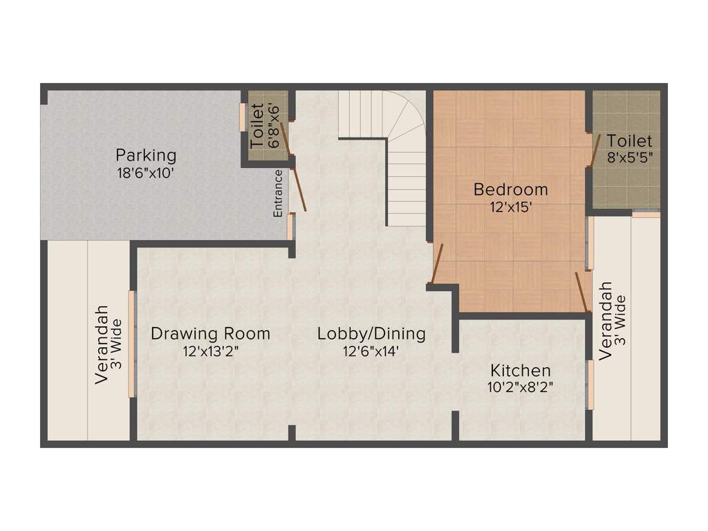 Aura Villas (3BHK+3T (1,251 sq ft) 1251 sq ft)