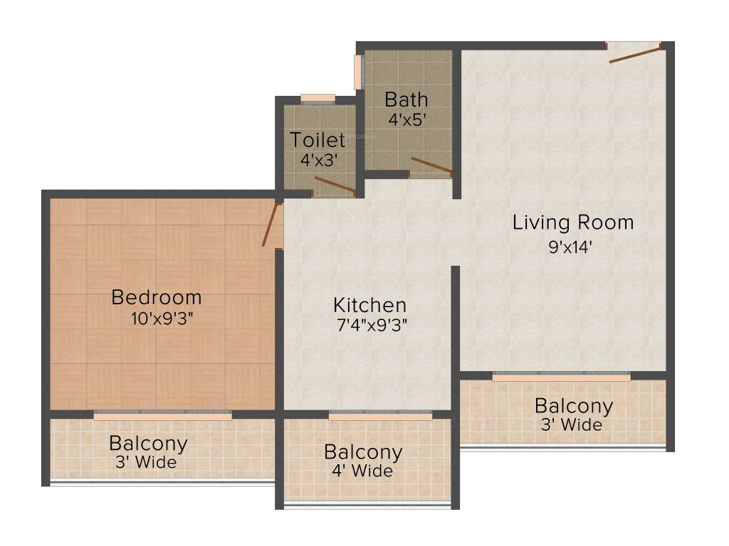 Dev Exotica (1BHK+1T (602 sq ft) 602 sq ft) Dev Exotica (1BHK+1T (602 sq ft) 602 sq ft)
