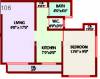 Bhavani Orchid (1BHK+1T (633 sq ft) 633 sq ft)