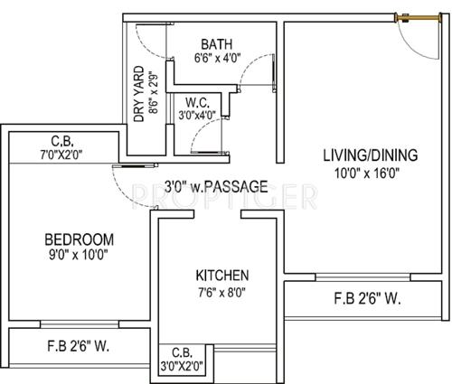 AL Saad Hira Residency (1BHK+1T (670 sq ft) 670 sq ft) AL Saad Hira Residency (1BHK+1T (670 sq ft) 670 sq ft)