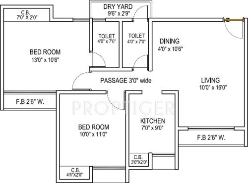 AL Saad Hira Residency (2BHK+2T (910 sq ft) 910 sq ft) AL Saad Hira Residency (2BHK+2T (910 sq ft) 910 sq ft)