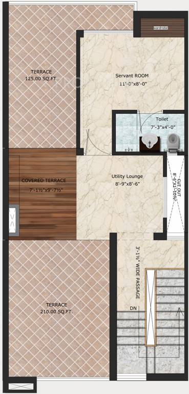 Unique Villa Grande (3BHK+3T (3,775 sq ft) + Servant Room 3775 sq ft) Unique Villa Grande (3BHK+3T (3,775 sq ft) + Servant Room 3775 sq ft)
