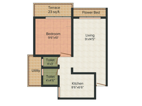 Innovative Hills (1BHK+1T (675 sq ft) 675 sq ft)