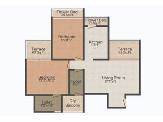 Sky Integreat Radhekrishna (2BHK+2T (1,166 sq ft) 1166 sq ft) Sky Integreat Radhekrishna (2BHK+2T (1,166 sq ft) 1166 sq ft)