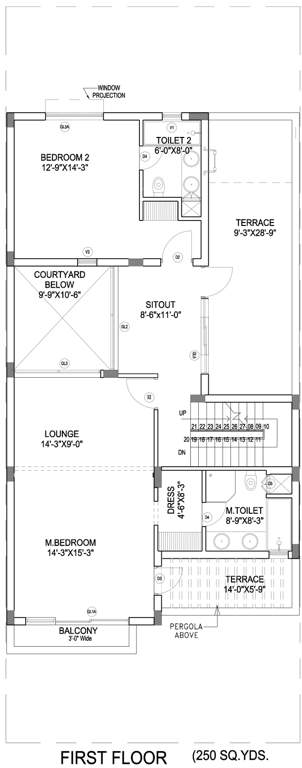 Wave The Villas (3BHK+3T (3,023 sq ft) 3023 sq ft)