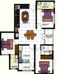 Samson PR Enclave (3BHK+3T (1,445 sq ft) 1445 sq ft) Samson PR Enclave (3BHK+3T (1,445 sq ft) 1445 sq ft)