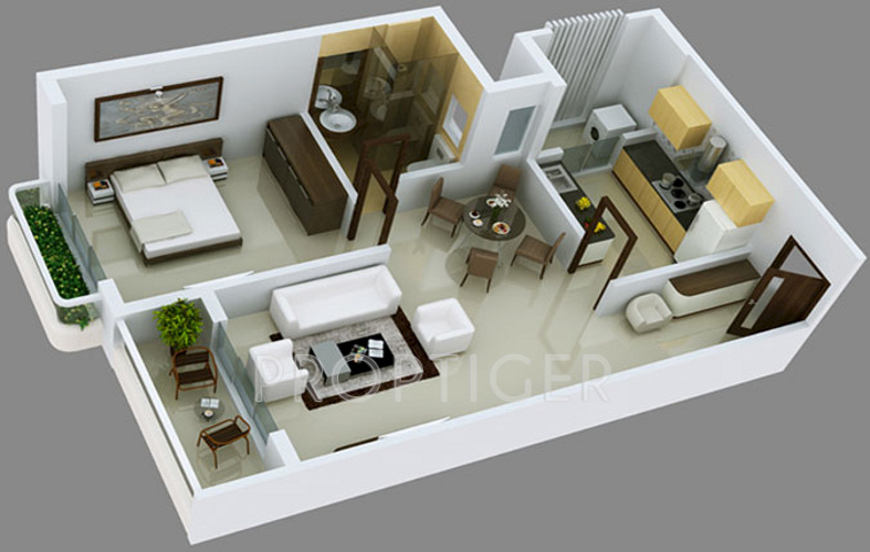 718 sq ft 1 BHK 1T Apartment for Sale in Maryland ...