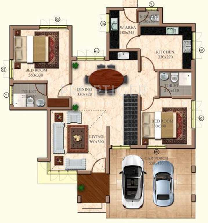 Samson Sharon Hills (3BHK+2T (2,006 sq ft) 2006 sq ft)