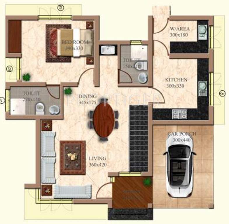 Samson Sharon Hills (3BHK+2T (1,707 sq ft) 1707 sq ft)