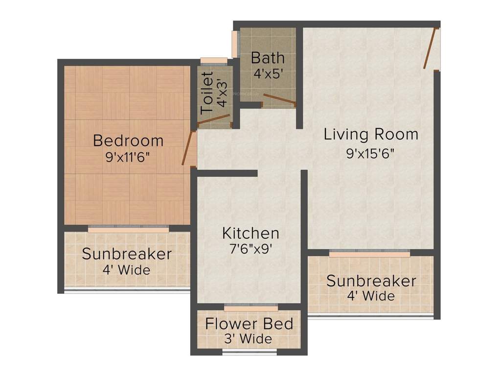 Shagun Jalaram Dhaam (1BHK+1T (665 sq ft) 665 sq ft)