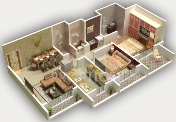Namdev Vihar (2BHK+2T (1,125 sq ft) 1125 sq ft) Namdev Vihar (2BHK+2T (1,125 sq ft) 1125 sq ft)