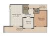 JB Janki Height (1BHK+1T (695 sq ft) 695 sq ft)