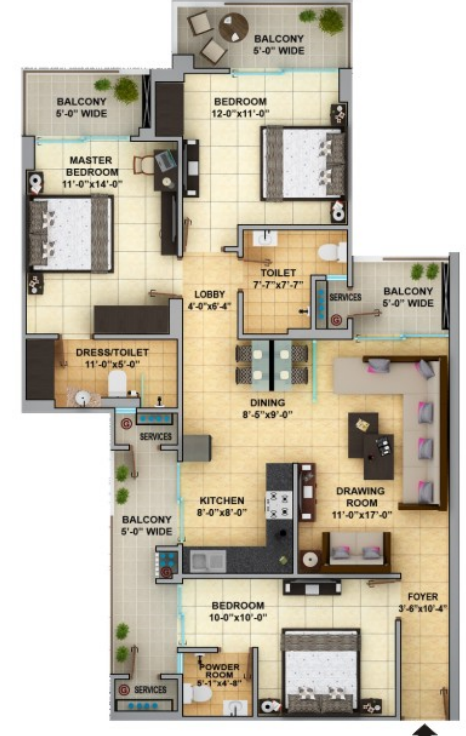 Floor Plan gaur cascades Floor Plan Floor Plan