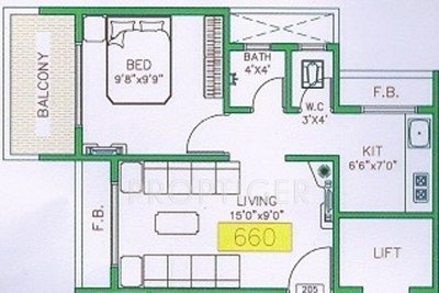 Panchnand Corner (1BHK+1T (660 sq ft) 660 sq ft)