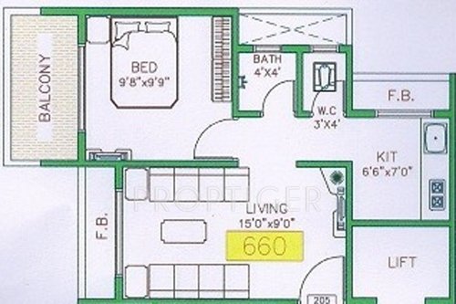 Panchnand Corner (1BHK+1T (660 sq ft) 660 sq ft) Panchnand Corner (1BHK+1T (660 sq ft) 660 sq ft)